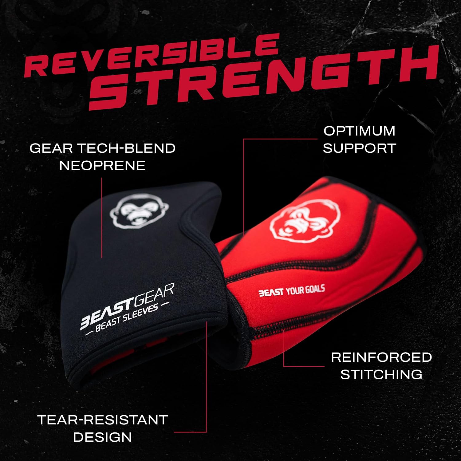 Thumbnail 3 de Beast Gear Sleeves 5mm Knee Compression