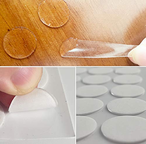 Detalle de HuhuDo HD-032-05 Clear Acrylic Adhesive Putty, 350 Round Pieces