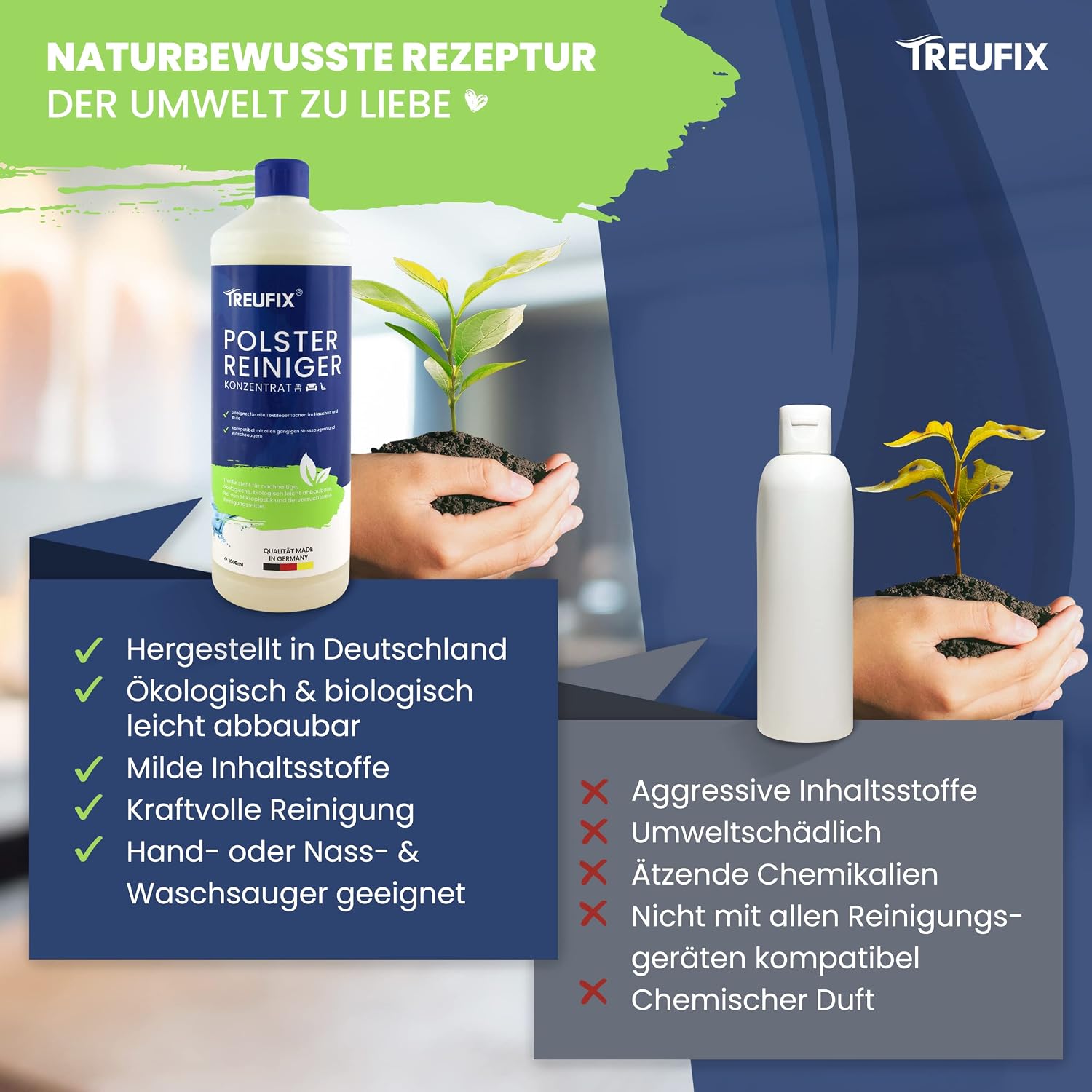 Thumbnail 6 de Treufix Polsterreiniger Konzentrat 1L