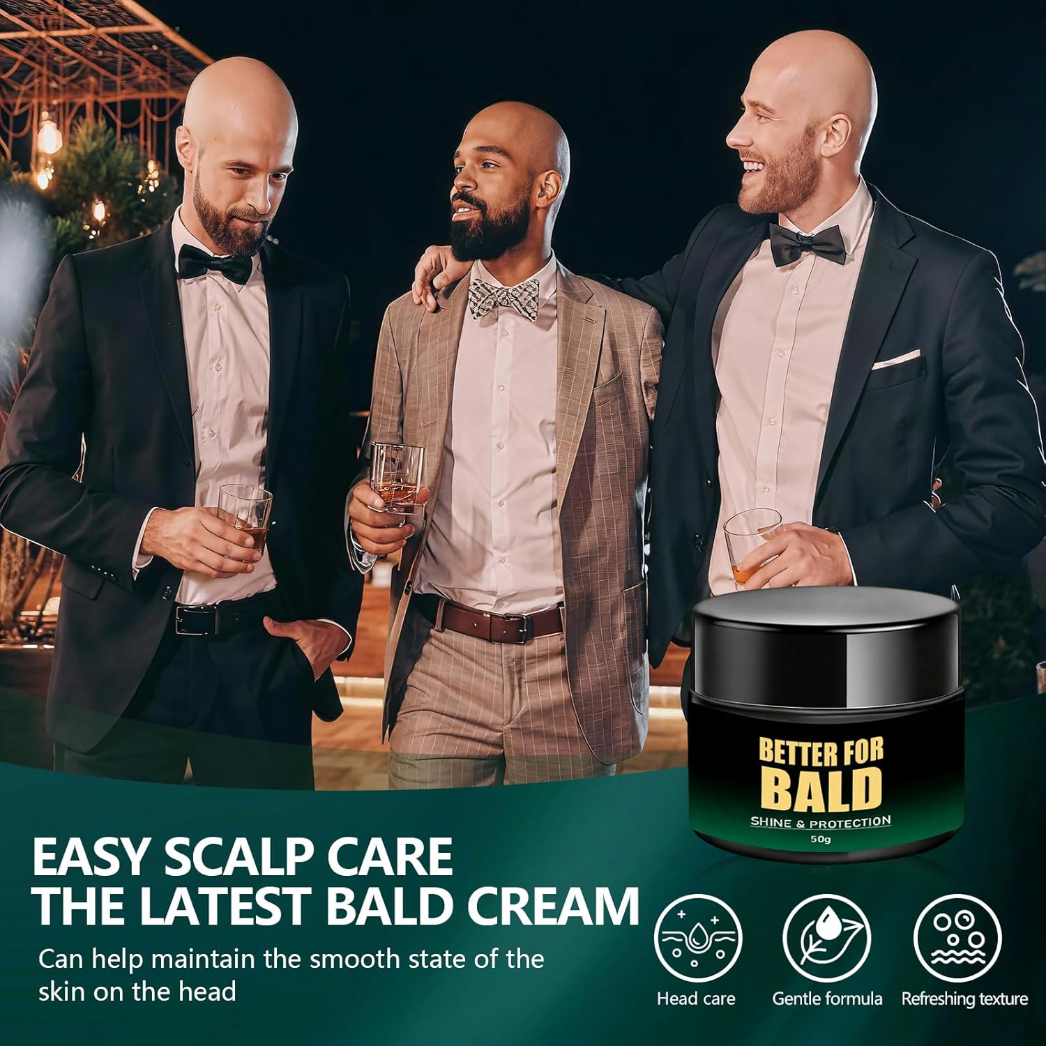 Thumbnail 6 de 50ml Crema Teste Rasate: idratante e lenitiva per cuoio capelluto calvo