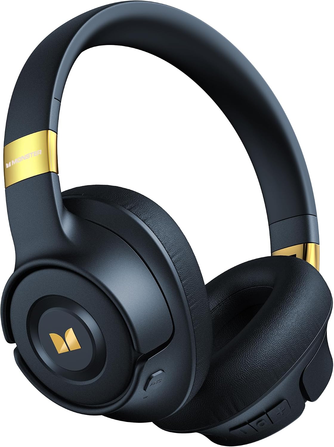 Detalle de Monster Persona SE ANC Over-Ear Bluetooth Headphones, Blue, Up to 60 Hours