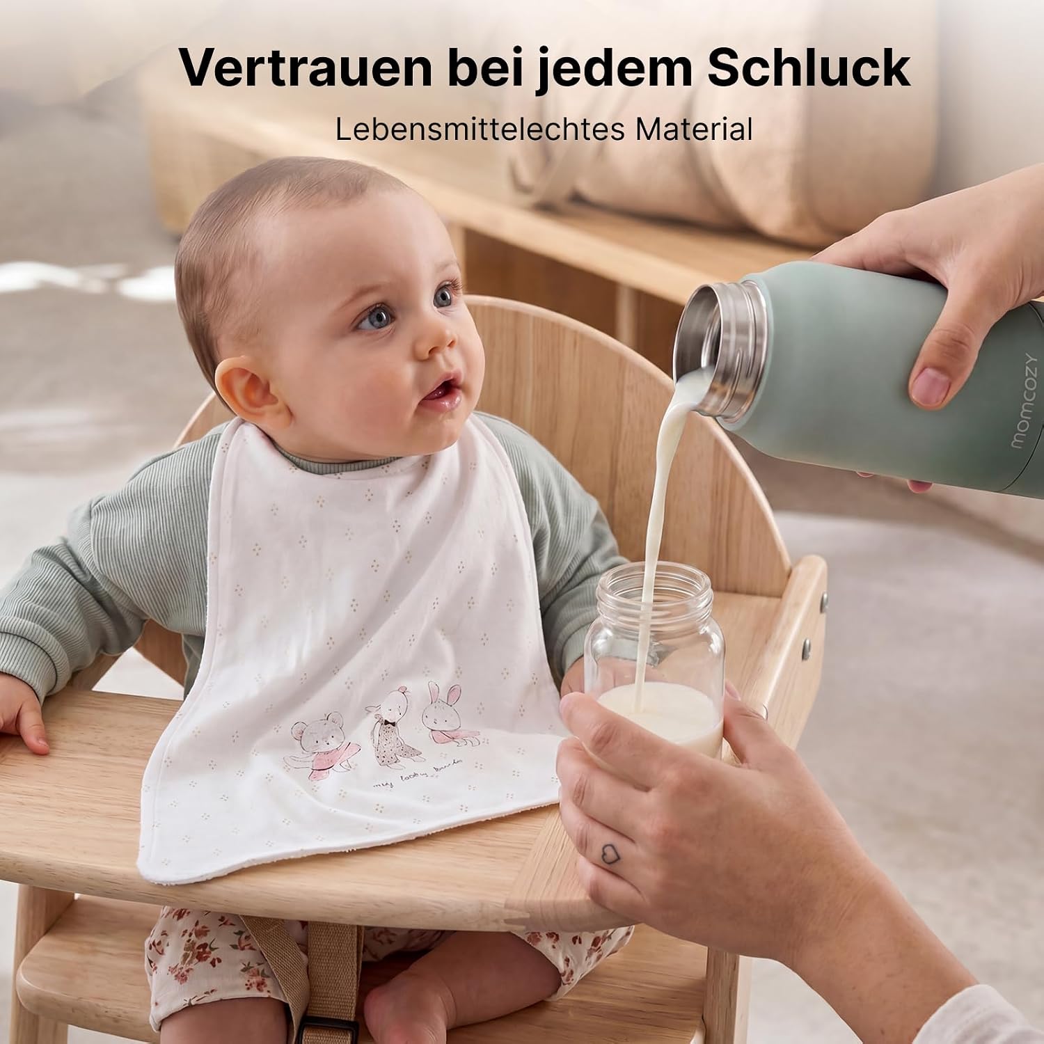 Thumbnail 5 de Momcozy MW05 + CM01 Set: Tragbarer Flaschenwärmer und Muttermilchkühler für unterwegs