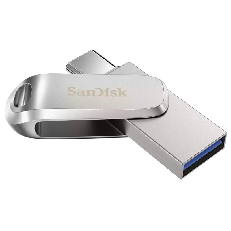 Thumbnail 1 de SanDisk Ultra Dual Drive Luxe 64GB (USB-C/USB 3.2) Plata