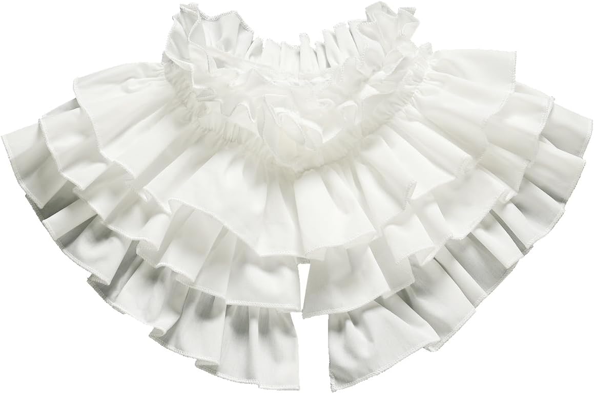 Detalle de COSDREAMER Renaissance-Rüschenkragen – Viktorianischer Elisabethanischer Kostümzubehör aus Polyester-Seide