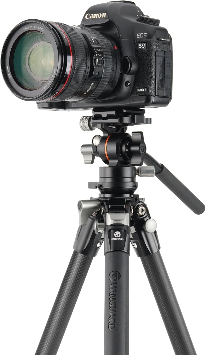Detalle 2 de Kompaktes Carbon-Video-Reisestativ Alta Pro 3VLT 235CV12 mit Nivellierbasis, Traglast 6 kg
