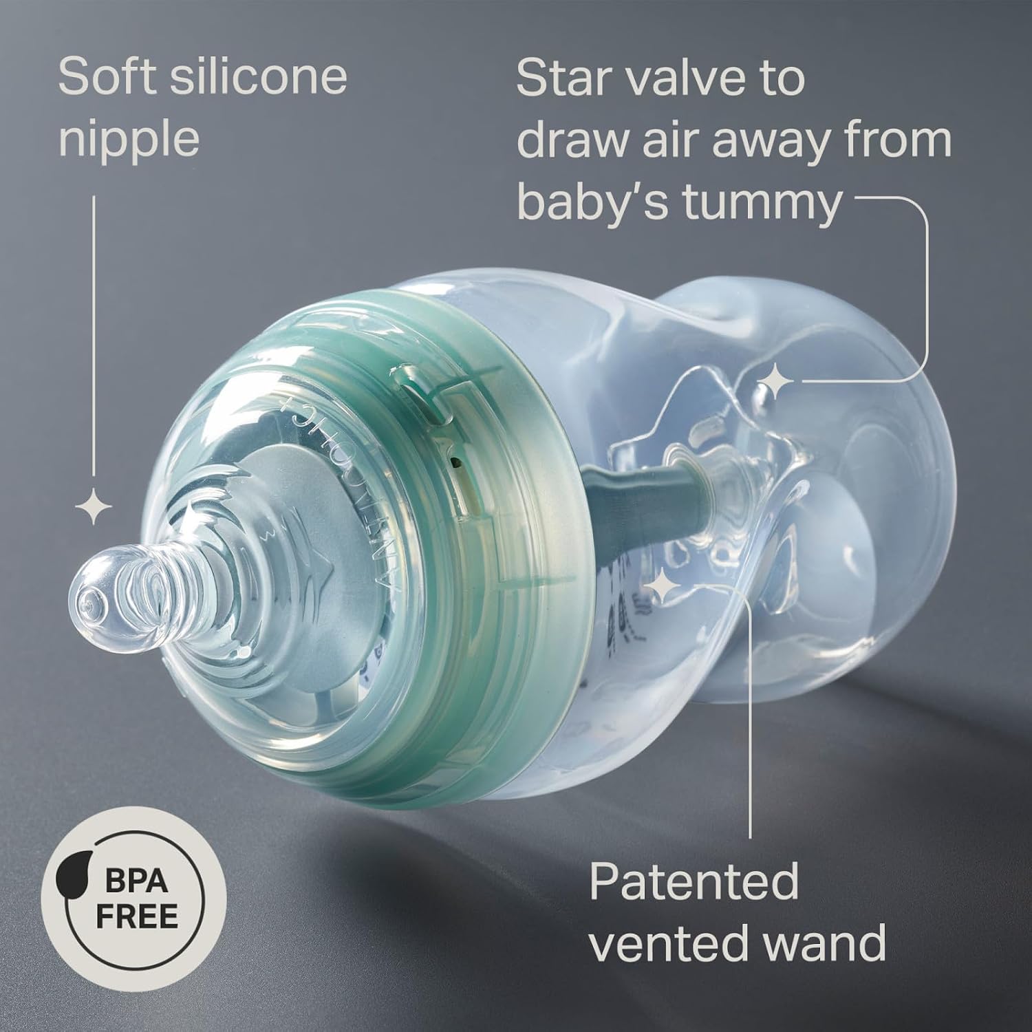 Detalle 2 de Tommee Tippee Anti-Colic Bottle Set, 5 and 9 oz