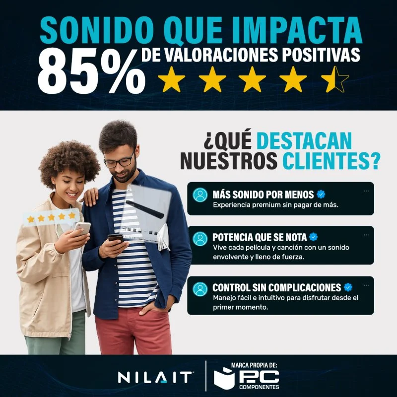 Thumbnail 3 de Nilait Harmony Sound Bar 2.0 60W Blanca: análisis práctico y veredicto de compra