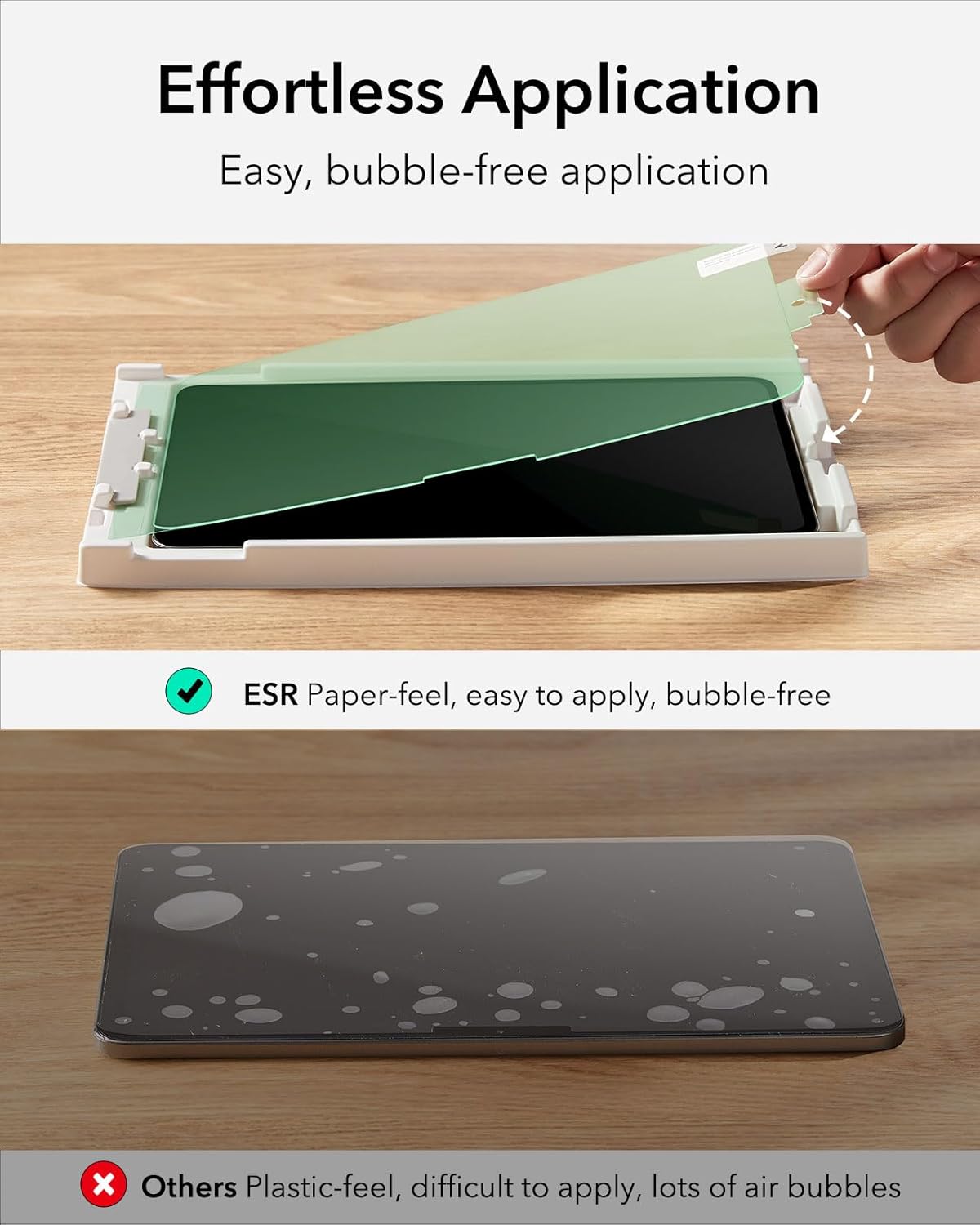Thumbnail 2 de ESR Paper-Feel Schutzfolie iPad Air 11 2er