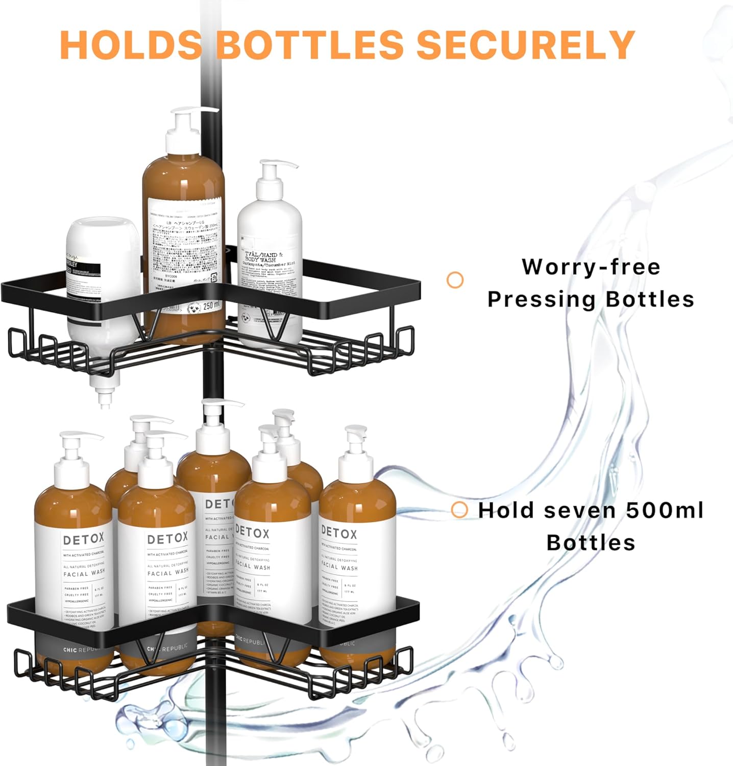 Thumbnail 3 de Kegii Corner Shower Caddy 25-114.2 in