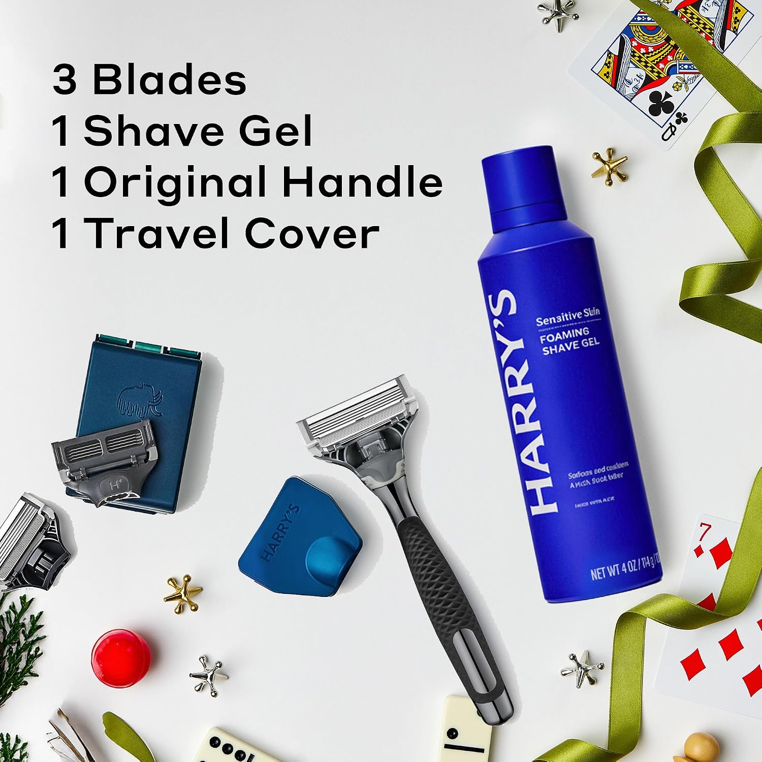 Thumbnail 6 de Harry's Original Gun Metal Razor Gift Set 3 🪒