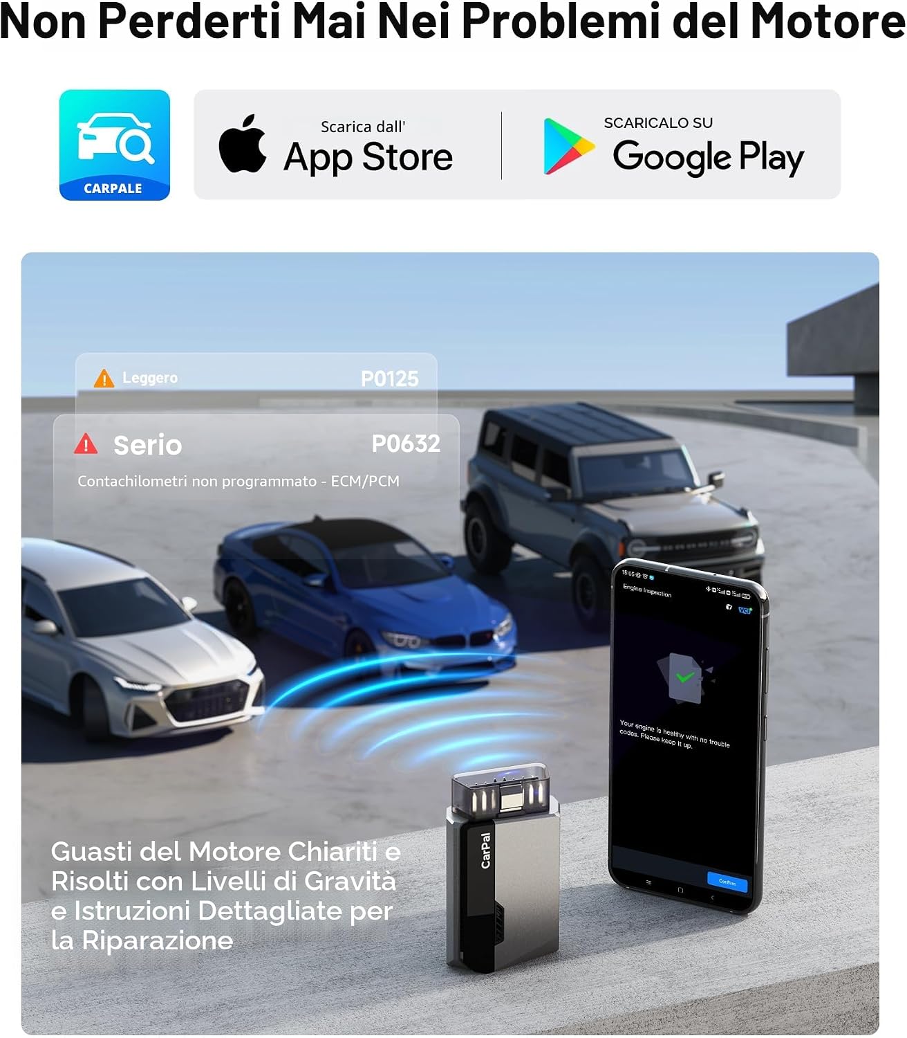 Thumbnail 4 de TOPDON CarPal scanner OBD2 6 funzioni