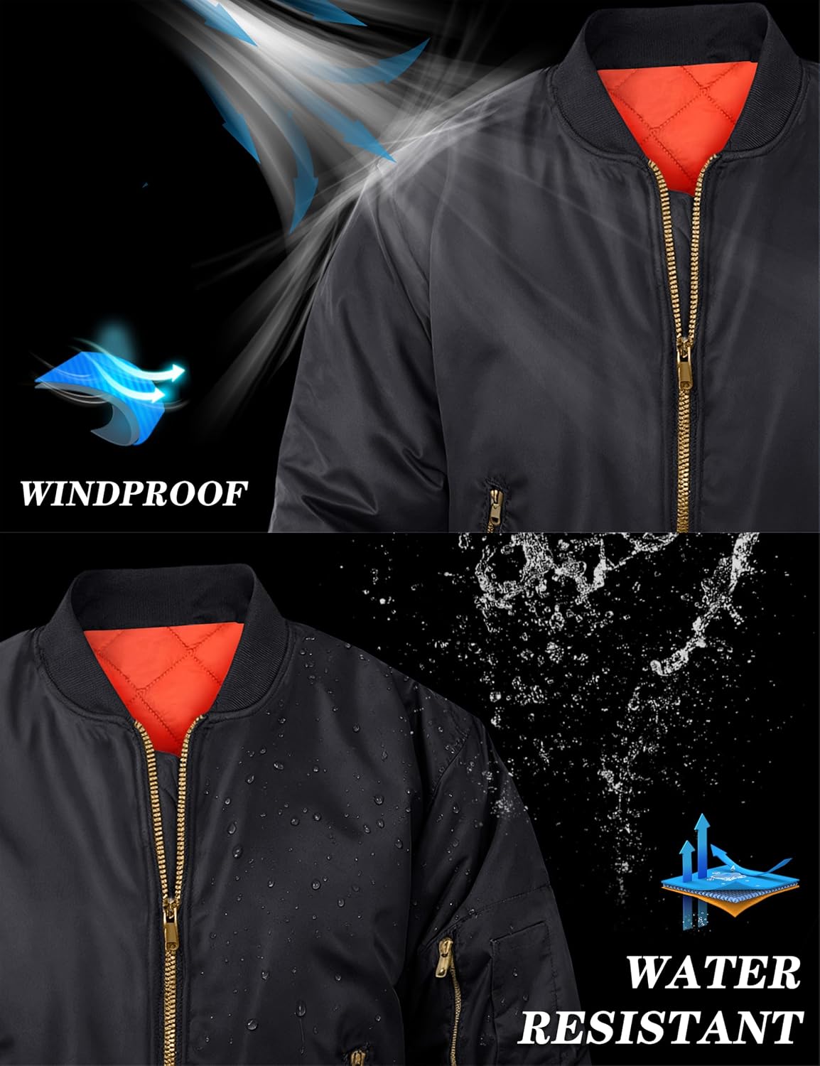 Thumbnail 4 de MAGNIVIT Men's Bomber Jacket