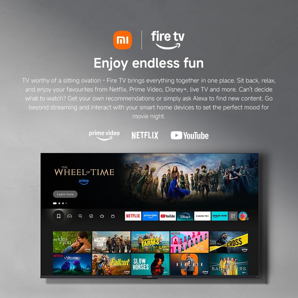 Detalle 2 de XIAOMI TV F 32 (32 Inch) HD Smart TV with Fire TV, Dolby Audio, Alexa & AirPlay