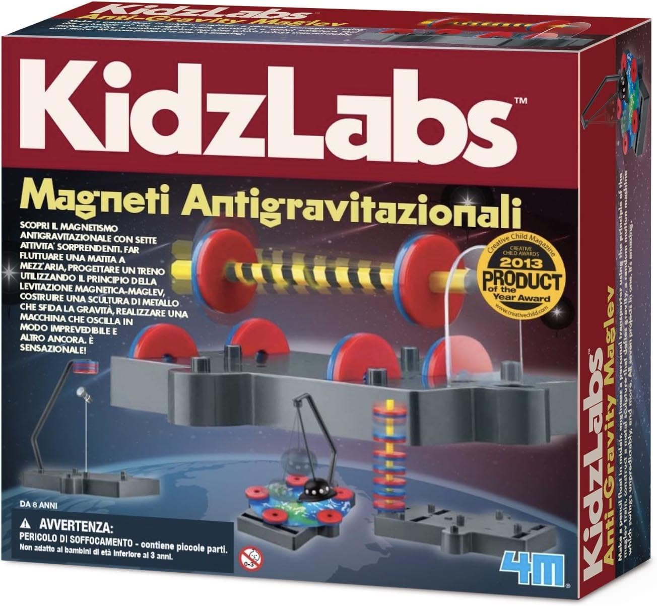 Detalle de Magneti Anti-gravitazionali 4M 00-03299 – Kit educativo per esplorare il magnetismo (età 8+)