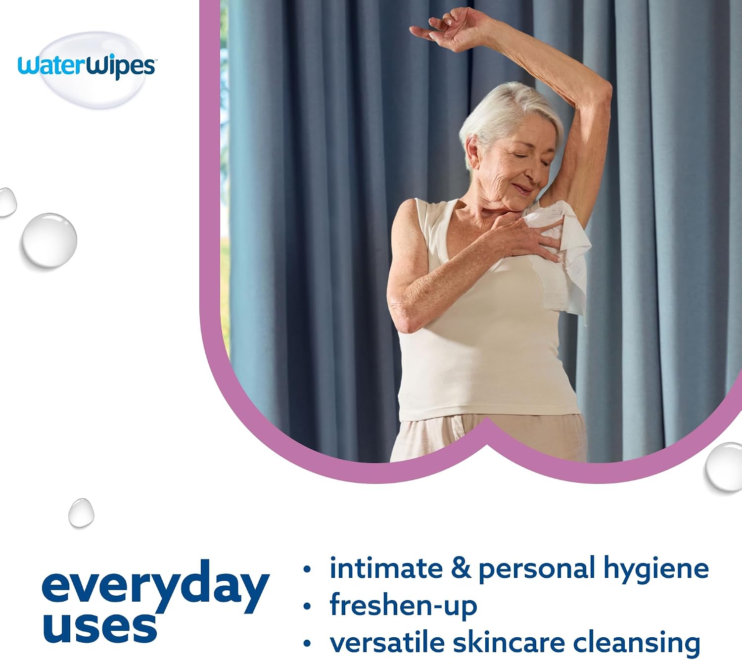 Thumbnail 5 de WaterWipes Sensitive+ Body & Intimate Wipes 90