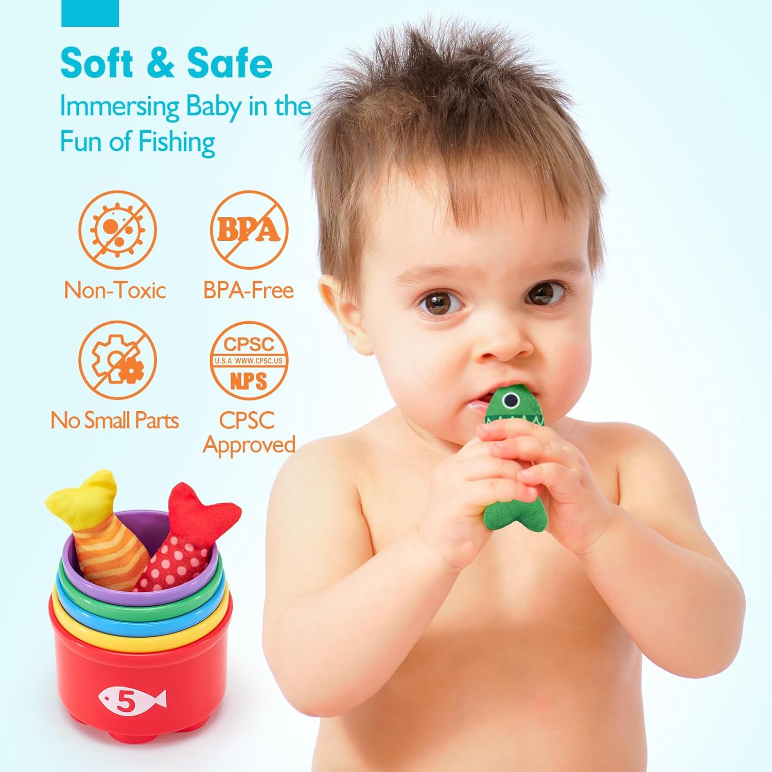 Thumbnail 4 de hahaland Montessori Fishing Set 10-in-1 🎣