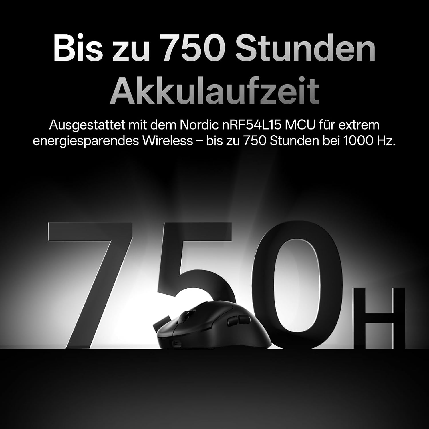 Detalle 2 de Rapoo VT3 MAX Gen-2 Gaming Maus Kabellose – Ultralight 53 g, 10 Tasten, 8K Wireless-Polling