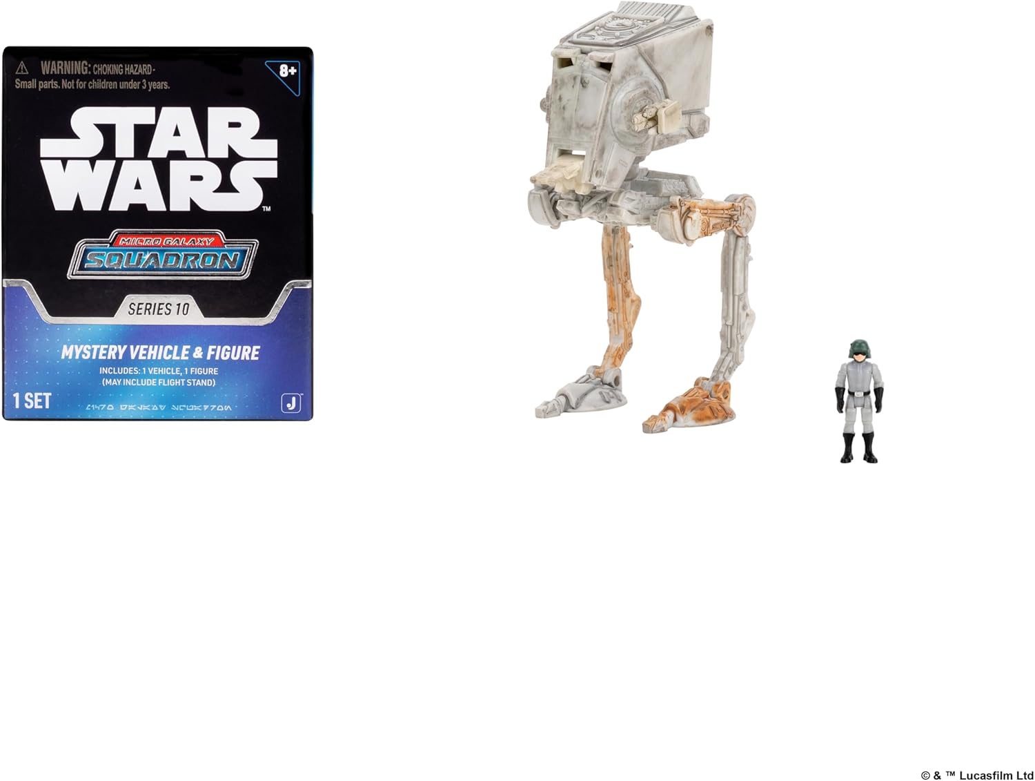 Detalle de Star Wars Micro Galaxy Squadron AT-ST (Armada Edition) Mystery Bundle: 3-Inch & 2.5-Inch Vehicles