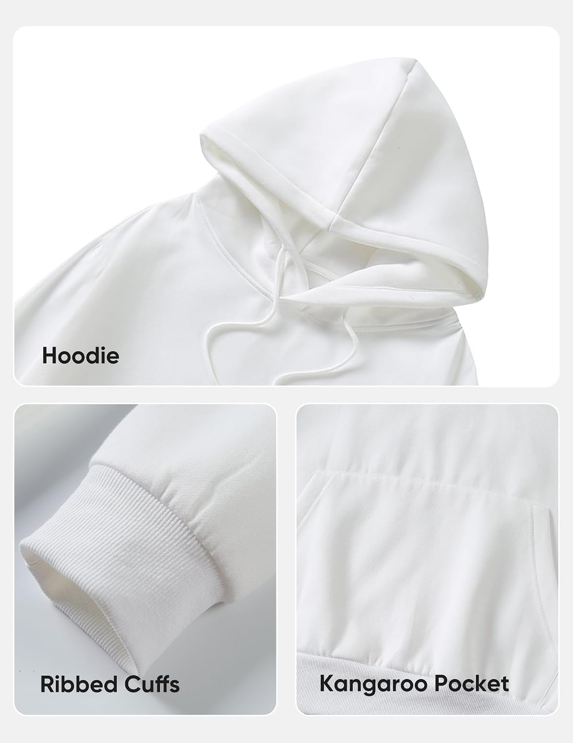 Thumbnail 6 de JMIERR Casual Cotton Hoodie
