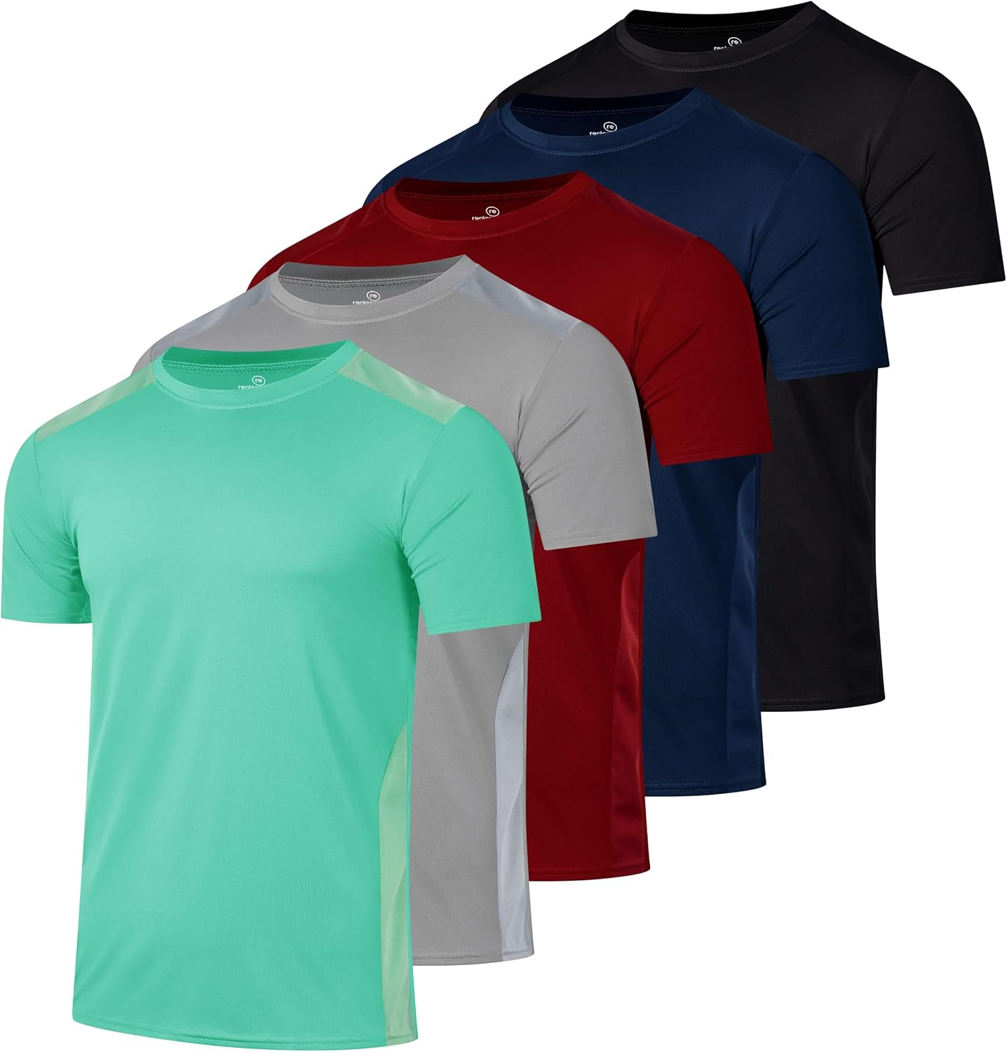 Detalle de Real Essentials 5 Pack Men’s Dry Fit T-Shirts