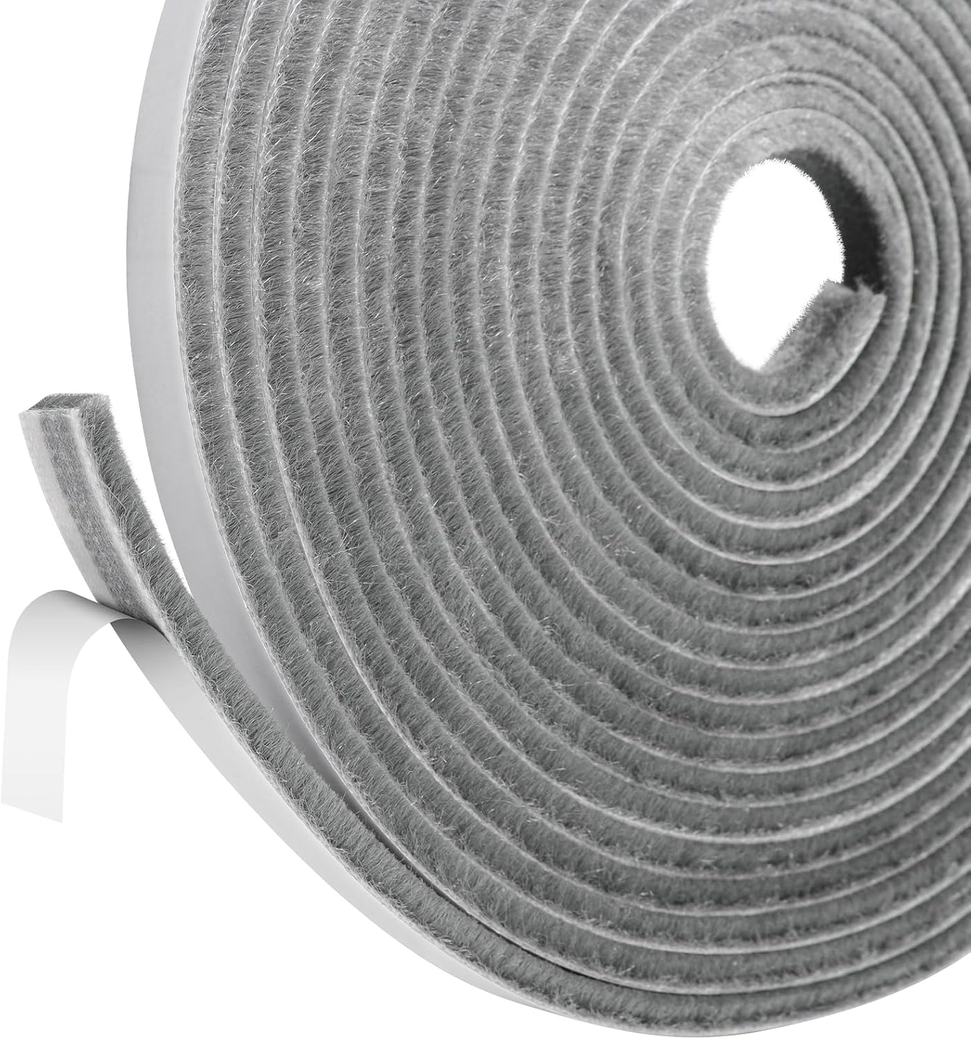 Detalle de Inwee zelfklevende borstelafdichting 6 m, 9 × 5 mm, grijs