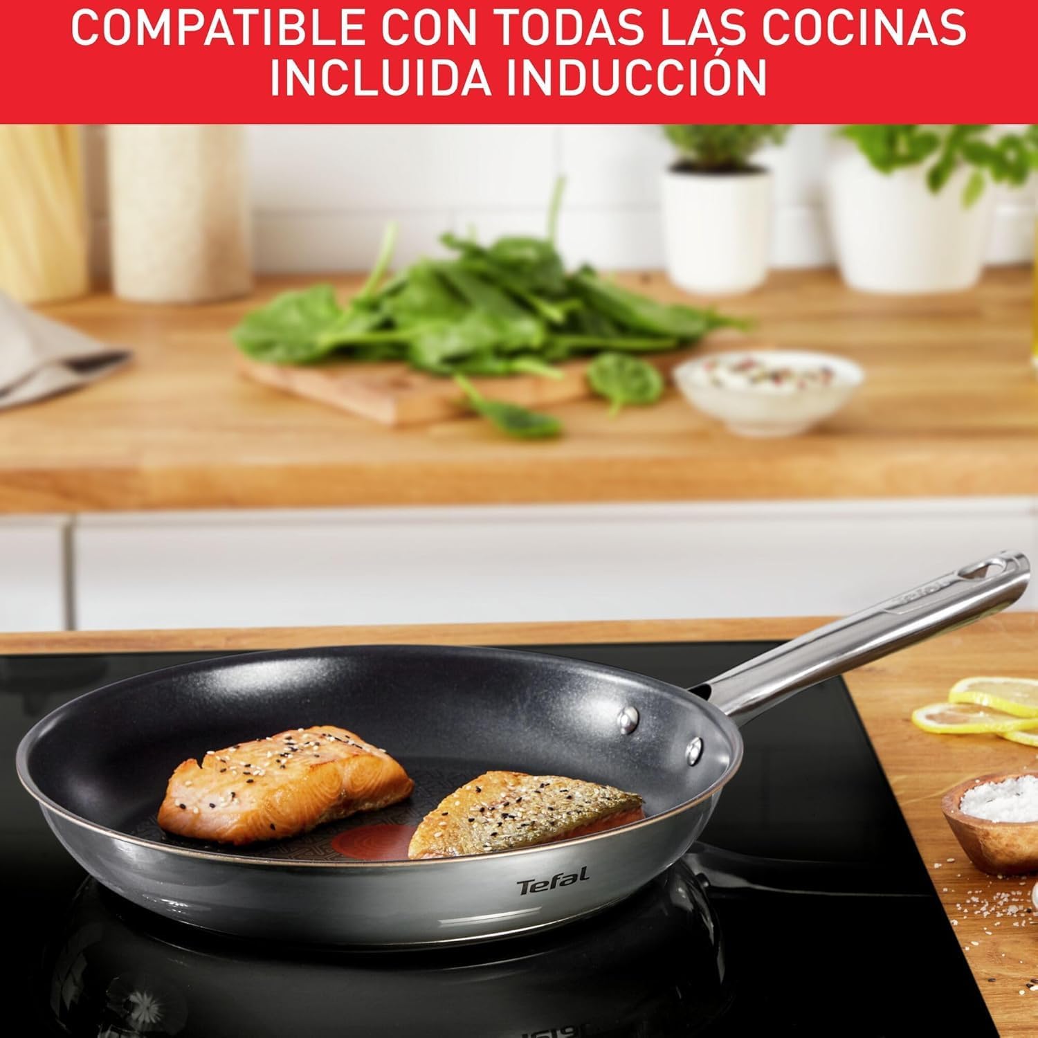 Thumbnail 5 de Tefal Duetto - Sartén 28 cm, resistente y fácil de limpiar