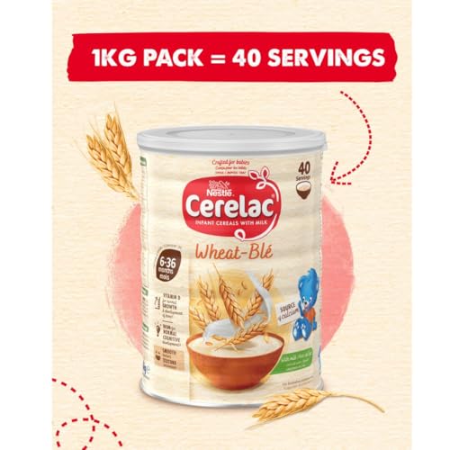 Detalle de Cerelac Wheat with Milk Baby Cereal 6+ Months – 1kg