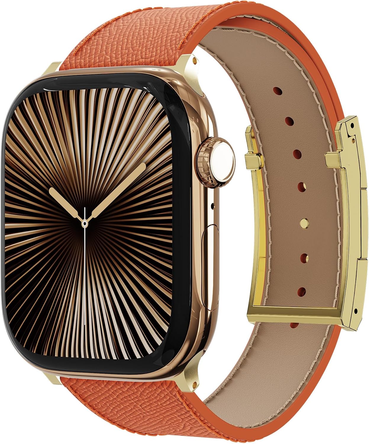 Detalle 2 de Tekvon leather watch strap 165 mm