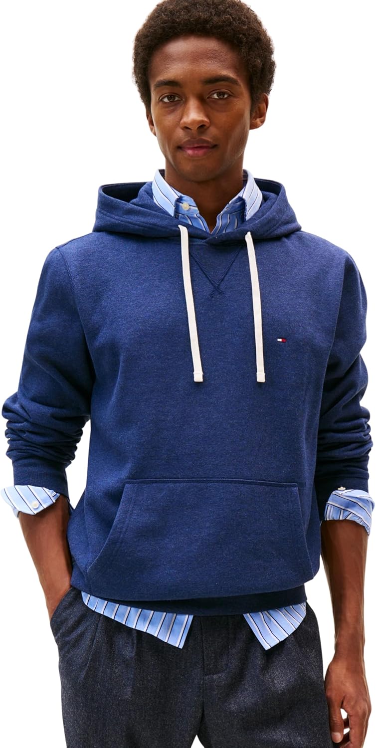 Thumbnail 5 de Tommy Hilfiger Herren Hoodie Seasonal Fleece mit Bauchtasche – zeitloser Casual-Komfort
