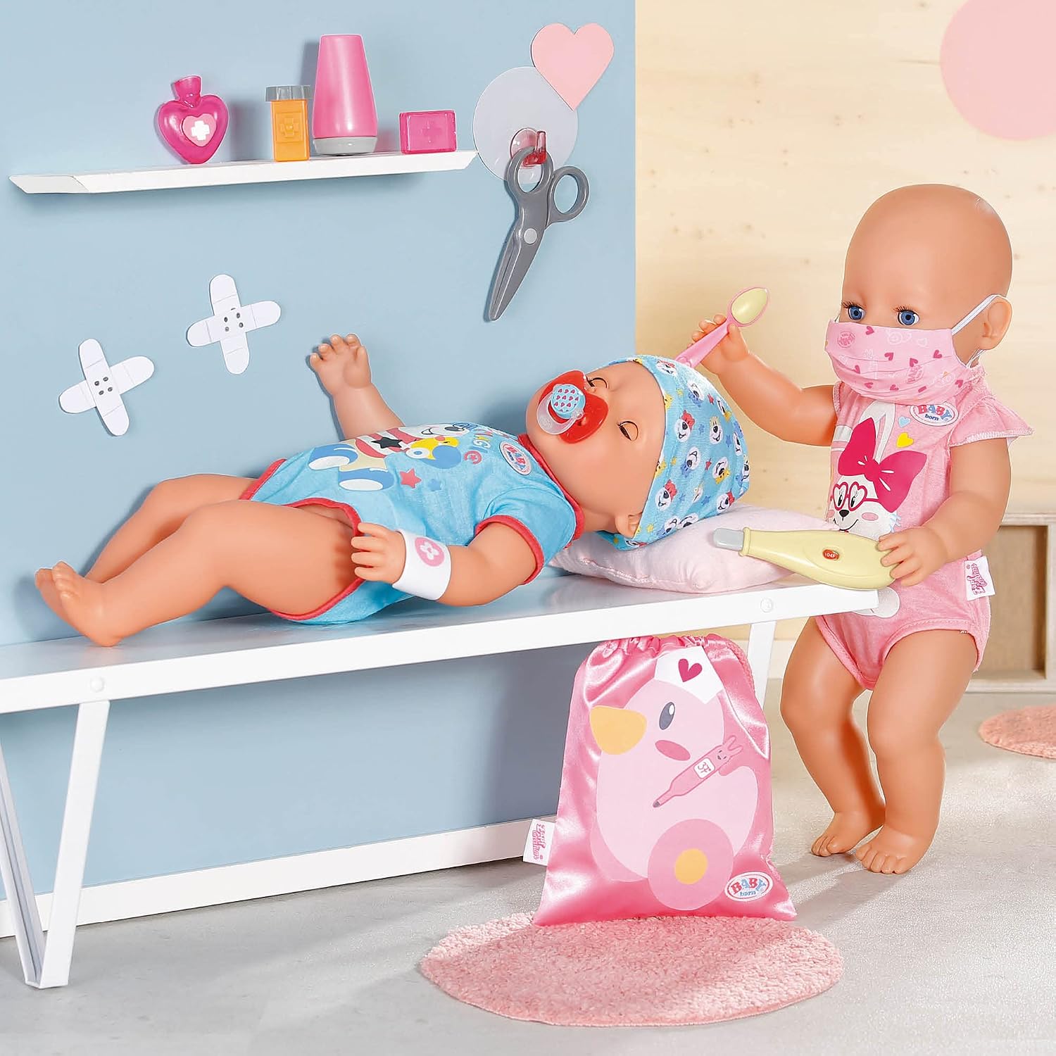 Thumbnail 6 de BABY born Erste-Hilfe-Set für Puppen (36–43 cm) – 9 Sanitätsartikel im Beutel