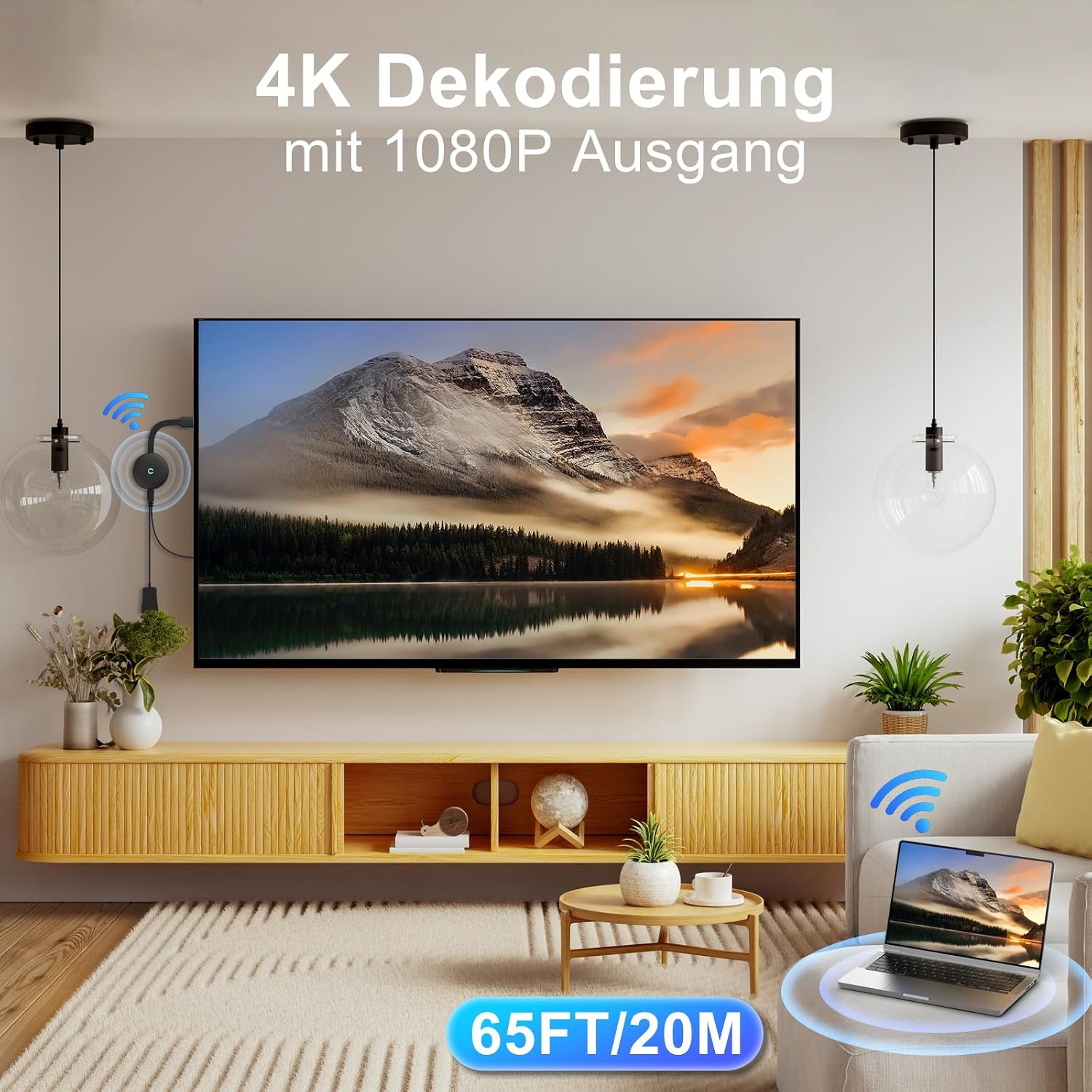 Thumbnail 4 de Wireless HDMI 4K Miracast Dongle 20m