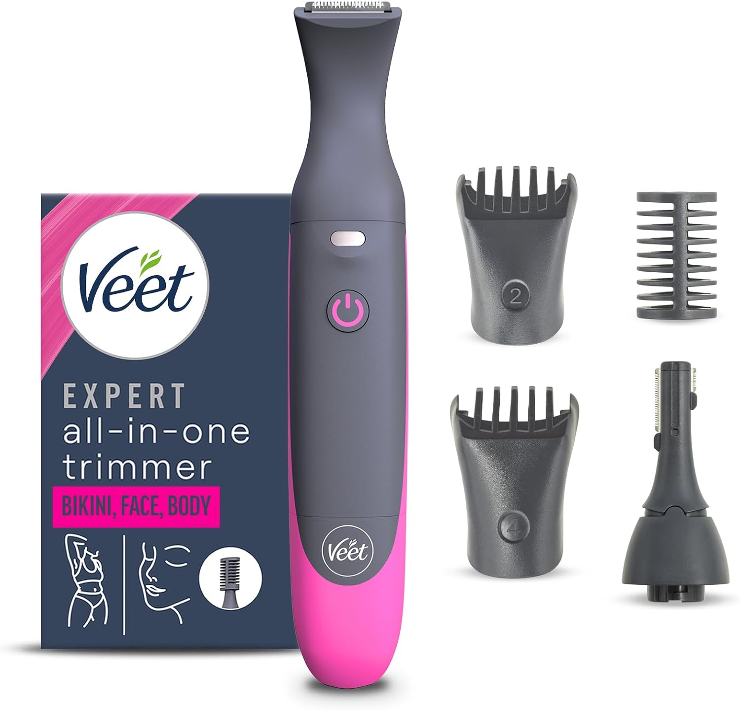 Veet Expert Trimmer rasoio elettrico 2 testine 🪒