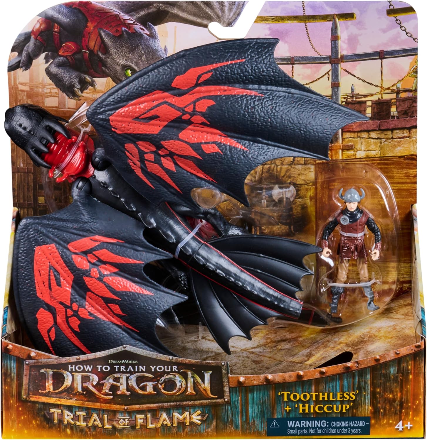 Detalle de Dreamworks Dragons Figure DrgnVkngToothlessHiccup S2V2