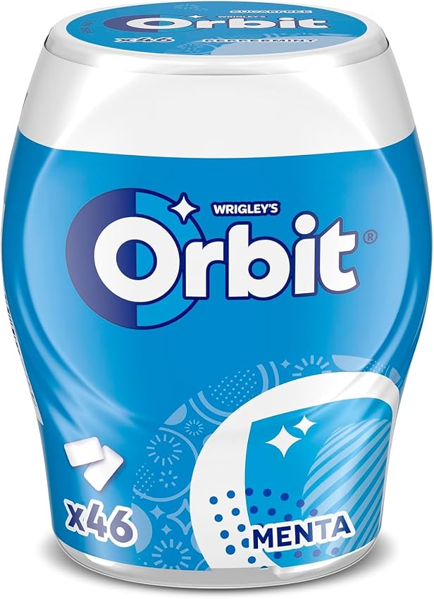 Detalle de Orbit Bote de Chicles Sin Azúcar Menta Fresca 🌿 (6x46)