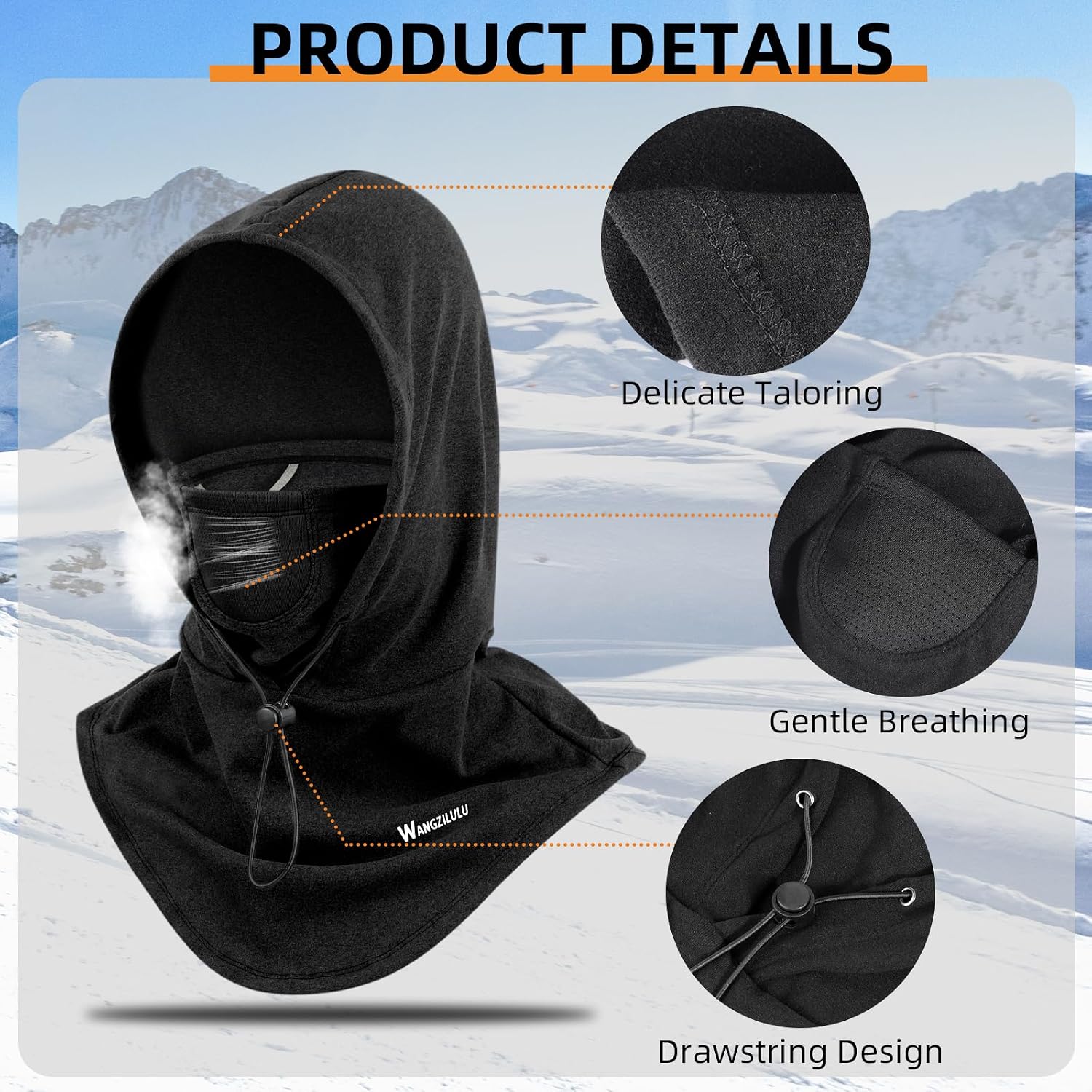Thumbnail 4 de AYPOW Balaclava Windproof Ski Mask
