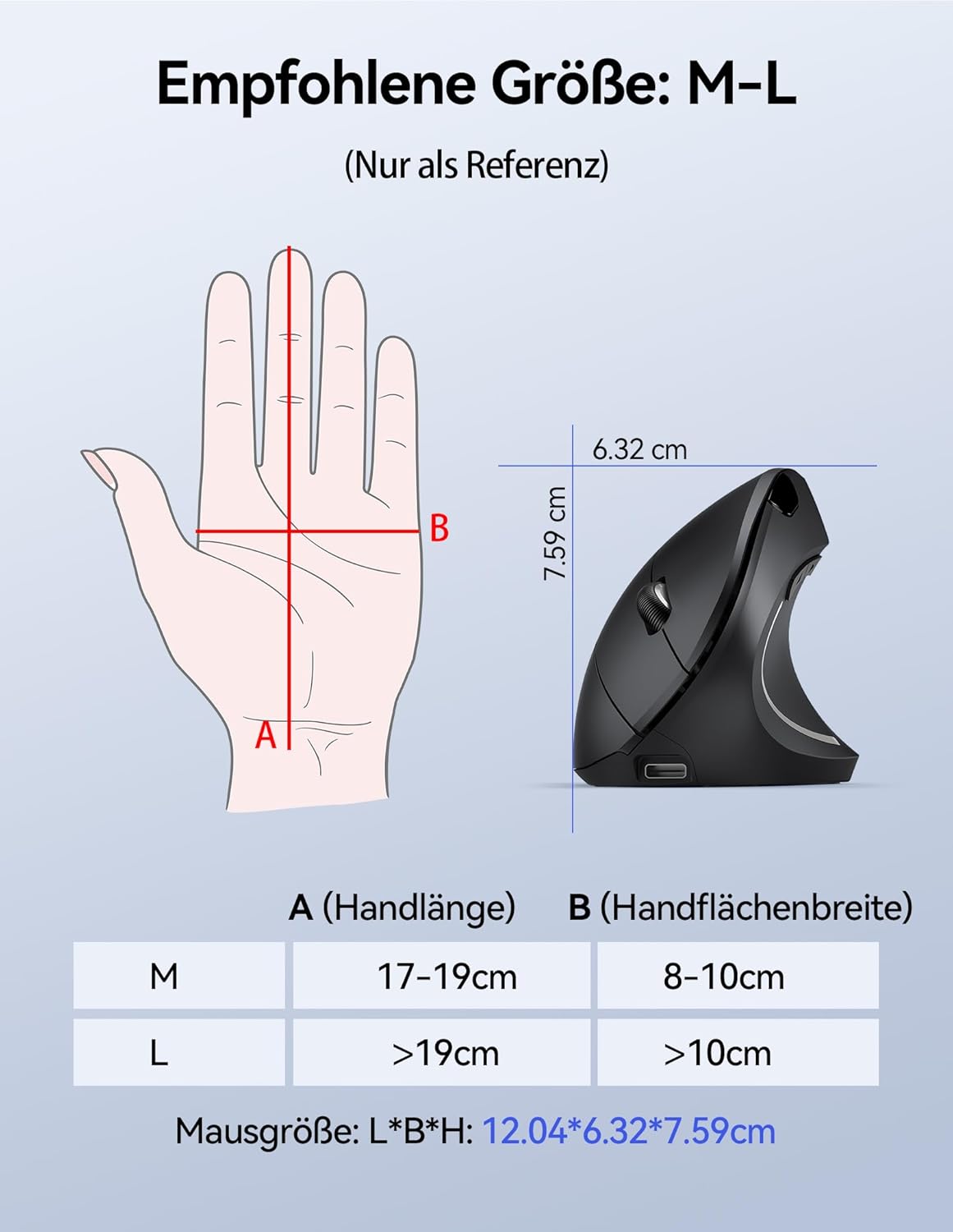Thumbnail 6 de TECKNET Ergonomische Maus 4800 DPI đź–±