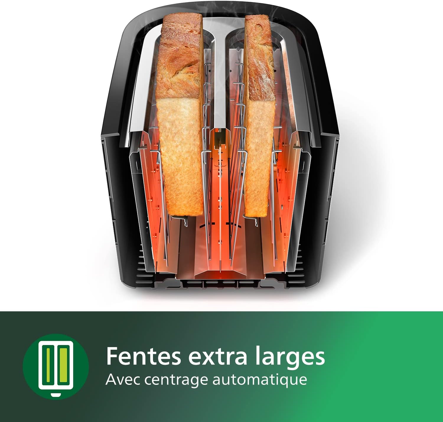 Thumbnail 4 de Philips HD2637/90 grille-pain 2 fentes, 7 niveaux đ