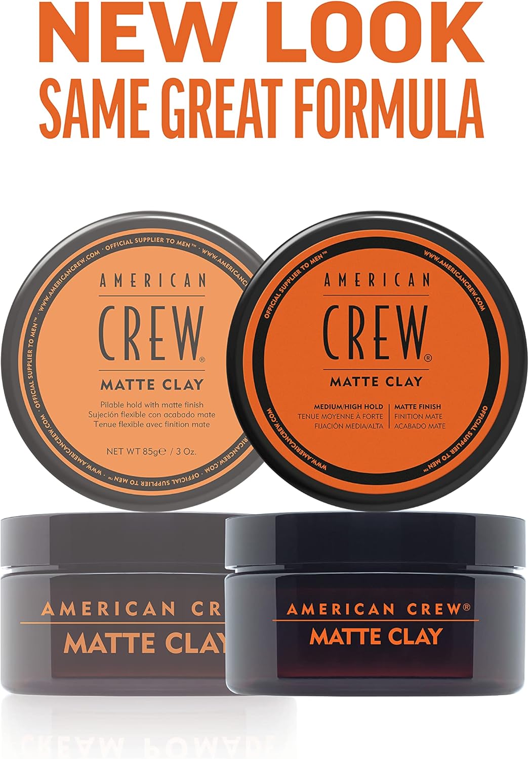 Thumbnail 1 de American Crew Texturising Matte Clay (Medium Hold, Low Shine) – 85 g