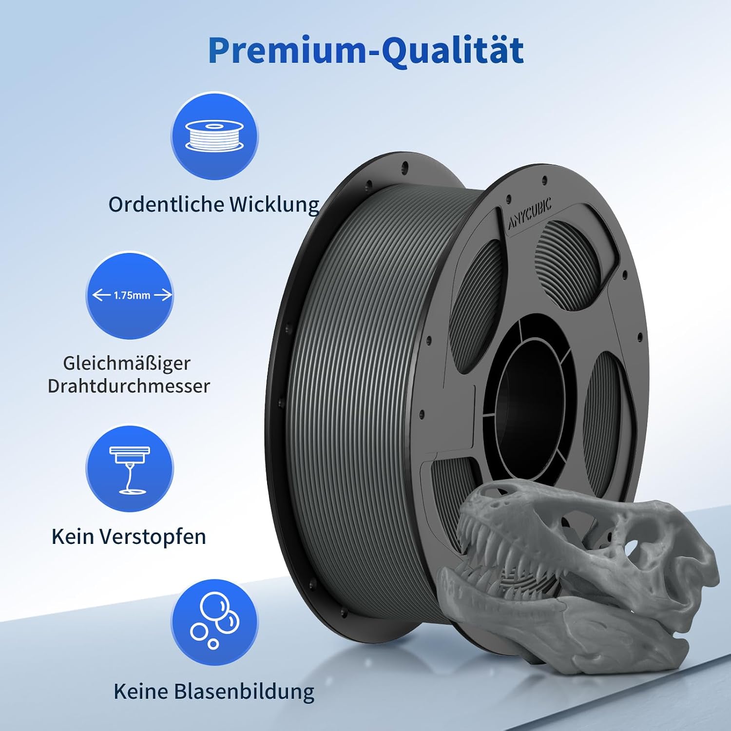 Detalle 2 de ANYCUBIC PLA Filament 1,75 mm 1KG