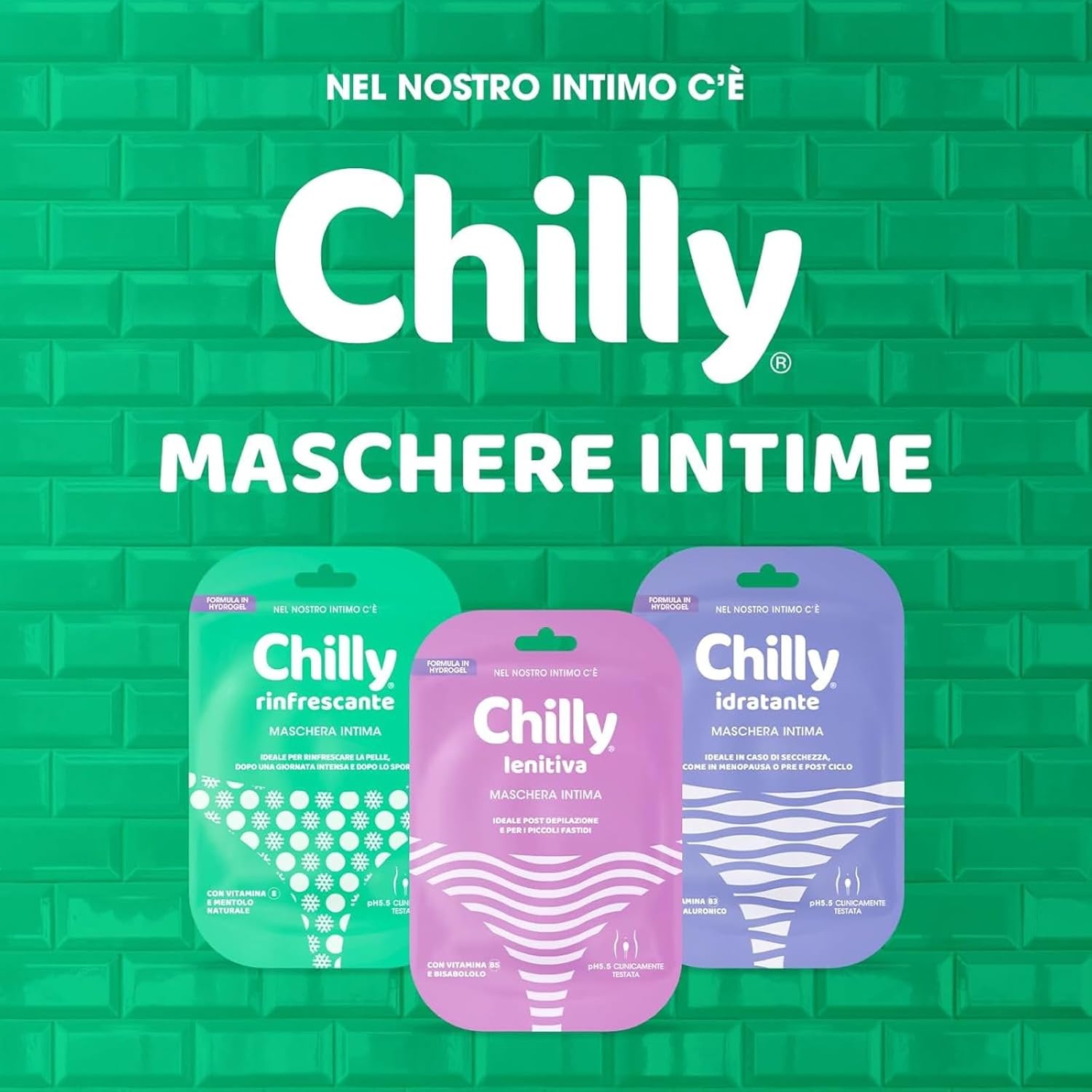 Thumbnail 6 de Chilly Maschera Rinfrescante per le Parti Intime Femminili – Hydrogel con Vitamina B5, Bisabolol e Mentolo