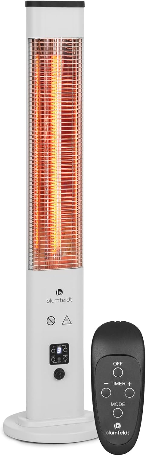 Detalle de blumfeldt Heat Guru Plus – promiennik podczerwieni 1200 W, 3 poziomy grzania