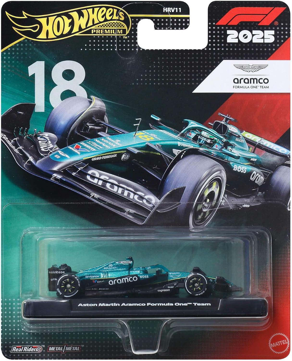 Thumbnail 6 de Hot Wheels Premium Formula 1 #44 Lewis Hamilton – Auto da corsa in scala 1:64