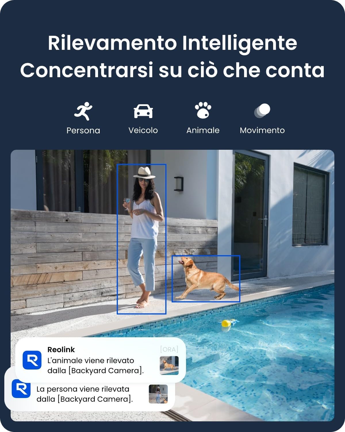 Thumbnail 4 de Reolink 4K 360° PTZ Telecamera Wi-Fi Esterno Kit (Senza Fili) – Visione Notturna a Colori e Registrazione Locale