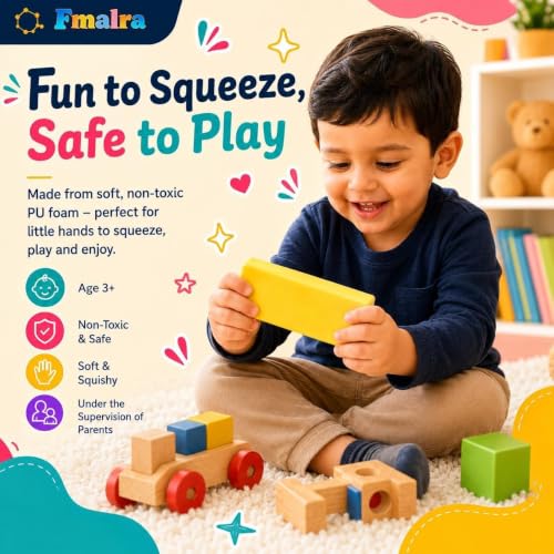 Detalle de SIMENTY Butter Quetschspielzeug – 2er Pack Butter Squishy Stressbälle