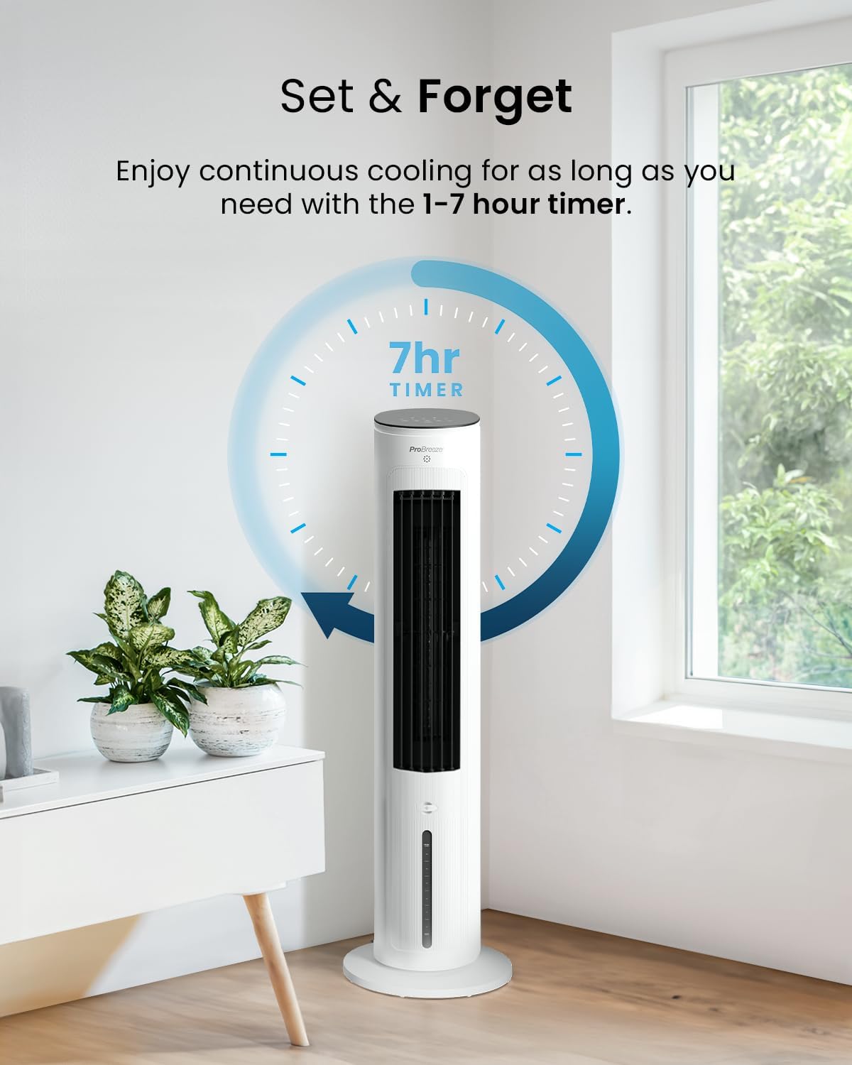 Thumbnail 6 de Pro Breeze OmniAir 5L 4in1 Evaporative Air Cooler & Portable Tower Fan
