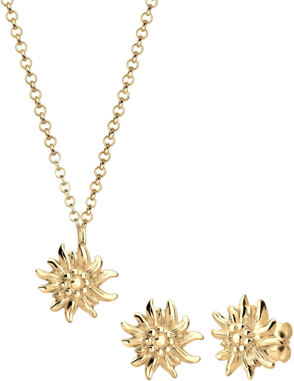 Detalle de Elli Edelweiss Schmuckset 925 Silber