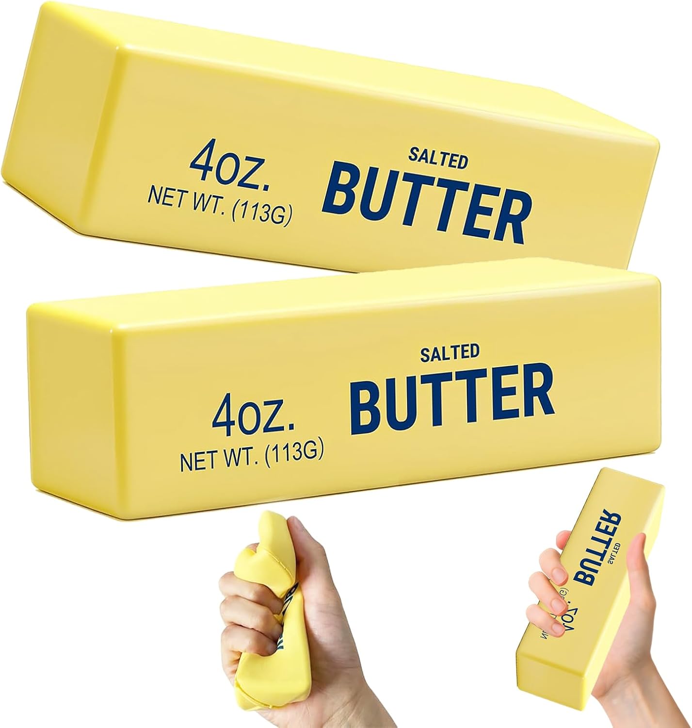 Detalle de Butter Squishy: Realistic Butter Stick Squeeze Toys (Butter-2PCS) for Stress Relief