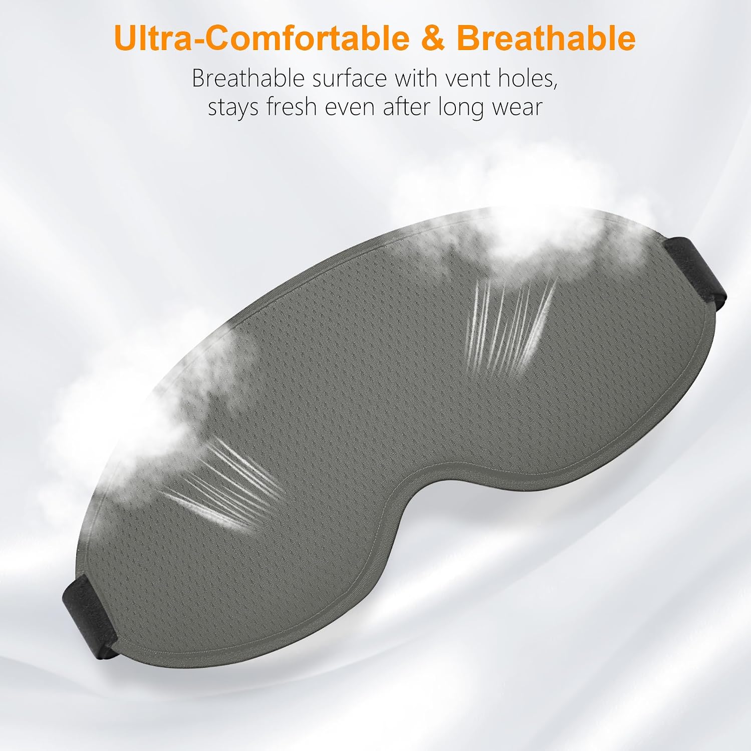 Detalle 2 de Gritin 2026 Gen 2 G3038 3D Sleep Mask, Blackout Design and Adjustable Strap