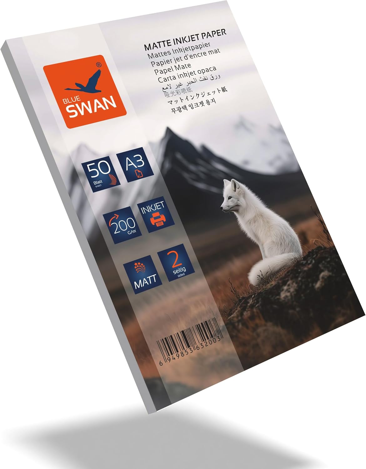 Detalle de BLUE SWAN Carta Fotografica Opaca A3 200 g/m², 50 Fogli - Opaca Bifacciale per Stampa Inkjet