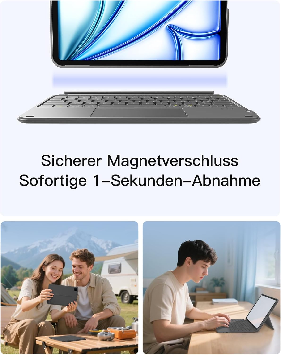 Thumbnail 4 de Inateck AceTouch KB04122 Tastaturhülle für iPad 11"